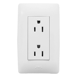 JWJ JTL-B72-24 Contacto Duplex de 127 V~60 Hz 15 A / Color Blanco.