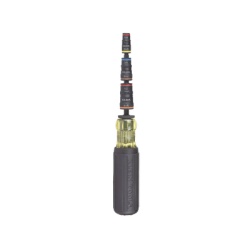 KLEIN TOOLS 32910 Juego de Dados Girados Resistentes al Impacto 7 en 1 con Mango