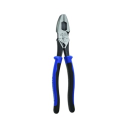 KLEIN TOOLS KT215-9 Pinzas de Electricista Alta Palanca Jala guia y Ponchadora de Terminales de 9 Pulgadas.