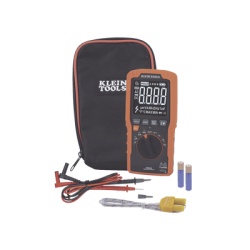 KLEIN TOOLS MM450 Multimetro Digital Esbelto de Rango Automatico con TRMS 600V y Medicion de Temperatura