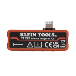 KLEIN TOOLS TI222 Mini Camara Termografica para Dispositivos iOS. Con Estuche Portatil y Mosqueton. Similar a series HMTP y HMTJ