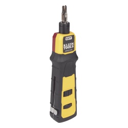 KLEIN TOOLS VDV427300 Herramienta Ponchadora de Impacto con Cuchilla para Paneles y Bloques de 66/110. Termina y Corta Cables CAT3 CAT5e y CAT6/6A en 1 paso