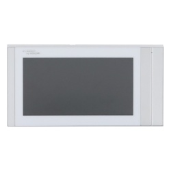 KOCOM KCV-T701SM Monitor Analogico LCD de 7" 1080p (Full HD) a Color / Touch Screen / Soporta 2 Frentes de Calle y hasta 4 Monitores / Soporta Camaras Analogicas (TURBOHD) para Tener Vision Adicional