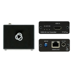 KRAMER PT-871/2XR-KIT Kit Extensor HDMI 2.0 | DGKat? 2.0 | 4K@60Hz (4:4:4) HDR | HDCP 2.2 | Alcance 60 m (196.9 ft) 4K60 4:4:4 | 70 m (229.7 ft) 4K60 4:2:0 | Alimentacion Bidireccional | Compresion de