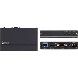 KRAMER TP-580R Receptor HDBaseT / 4K60 4:2:0 / HDMI 2.0 / HDCP 2.2 / RS-232 e IR Bidireccional / Extensión 40 m (130 ft) 4K / 70 m (230 ft) Full HD / I-EDIDPro