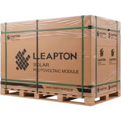 LEAPTON LP182*210M66NB630W/37PALLET Pallet con 37 piezas de Modulo Solar LP182*210M66NB630W, 630 W BIFACIAL, 49.95 Vcc, Monocristalino TOPCon
