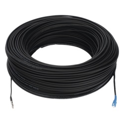 LINKEDPRO BY EPCOM LP-200-SCU Rollo de Fibra Optica Drop Redonda G657A2 Monomodo Simplex de 200 Metros (656.17 pies) con Conectores SC/UPC-SC/UPC para Instalaciones Aereas Subterraneas o a la Intemper