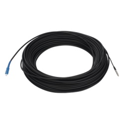 LINKEDPRO BY EPCOM LP-50-SCU Rollo de Fibra Optica Drop Redonda G657A2 Monomodo Simplex de 50 Metros (164 Pies) con Conectores SC/UPC-SC/UPC para Instalaciones Aereas Subterraneas o a la Intemperie