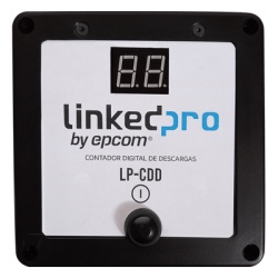 LINKEDPRO BY EPCOM LP-CDD Contador Digital Descargas Atmosfericas / Pantalla Digital / IP65 Exterior / Bateria 3V / Rango -20Â°C a 60Â°C / 120x120x60 mm (4.7x4.7x2.4 in)
