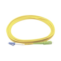 LINKEDPRO BY EPCOM LP-FO-LCU-SCA-03 Jumper de Fibra Optica Monomodo LC/UPC-SC/APC Simplex Color Amarillo 3 Metros (9.84 Pies)