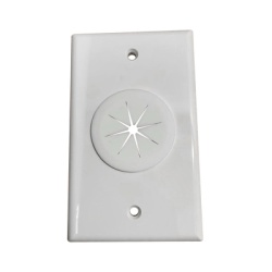 LINKEDPRO BY EPCOM LP-FP-GROM Placa de Pared con Orificio y Grommet Ideal para Pasar Cables