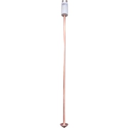 LINKEDPRO BY EPCOM LP-GROUNDV Electrodo Puesta a Tierra 20A / Cobre Electrolitico / Filtro Autoconectable / Compuesto 6 kg / 114 cm (44.9 in)