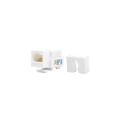 LINKEDPRO BY EPCOM LP-KJ-505-WH Modulo Jack Keystone Cat5e con Terminacion 110 (Punchdown) para Faceplate - Color Blanco