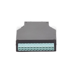LINKEDPRO BY EPCOM LP-RDLCUMM Distribuidor de Fibra Optica para Riel Din 12 Acopladores LC/UPC Duplex Multimodo con Charola de Empalme
