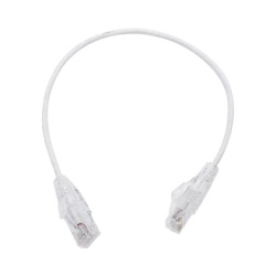 LINKEDPRO BY EPCOM LP-UT6-030-WH28 Cable de Parcheo Slim UTP Cat6 - 30 cm (11.81 Pulgadas) Blanco Diametro Reducido (28 AWG)
