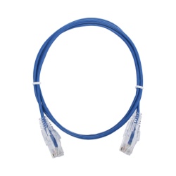 LINKEDPRO BY EPCOM LP-UT6-100-BU28 Cable de Parcheo Slim UTP Cat6 - 1 Metro (3.28 Pies) Azul Diametro Reducido (28 AWG)