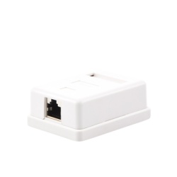 LINKEDPRO BY EPCOM LP-WP-6036 Caja de Pared con 1 Puerto Keystone Incluye Jack STP Cat5e
