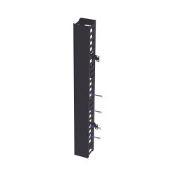 LINKEDPRO BY EPCOM LPCV-24S-DR Kit Organizador Vertical de Cable Sencillo para Rack Abierto de 24 Unidades para EIQR3224 y EIRL5524DR.