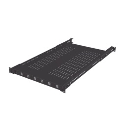 LINKEDPRO BY EPCOM LPRVSH49-961U Charola Ventilada para Soportar Equipos en Rack Profundidad Ajustable de 495 a 965 mm 1U Color Negro