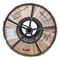 LINKEDPRO BY FIBERHOME GYFC8Y06CS100/4KM Carrete de 4 Kilometros de Fibra Optica Aerea Figura 8 G.652D Monomodo de 6 Hilos Exterior Span 100 Loose Tube