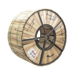 LINKEDPRO BY FIBERHOME GYFS-24C/4KM Carrete de 4 Kilometros de Fibra Optica para Exterior G.652D Armada Monomodo de 24 Hilos Loose Tube Color Negro para Instalacion en Ducto Subterraneo o Enterrado Di