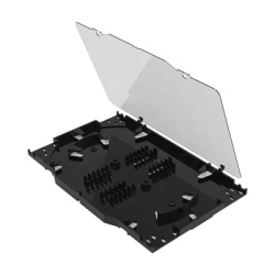 LINKEDPRO LP-ODF-ST-8024 Charola de Empalme para Fibra Optica Proteccion para 24 Empalmes de Fusion o Mecanicos Compatible con Distribuidor LPODF8024