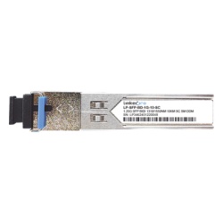 LINKEDPRO LP-SFP-BD-1G-10-SC Transceptores Opticos Bidireccionales SFP (Mini-Gbic) / Monomodo 1310 & 1550 nm / 1.25 Gbps / 1000BASE-BX / Conector SC/UPC Simplex / DDM / Hasta 10 km / 2 Piezas