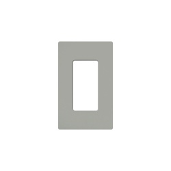 LUTRON ELECTRONICS CW1GR Tapa Color Gris para interruptor o dimmer Lutron 1 gang limpio y moderno