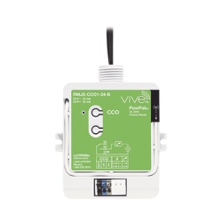 LUTRON ELECTRONICS RMJSCCO124B Modulo PowPak con salida de contacto seco para el sistema Vive alimentacion 24 Vca/Vcd contactos NO y NC para integrar sensores y controles Pico con sistemas HVAC y BMS