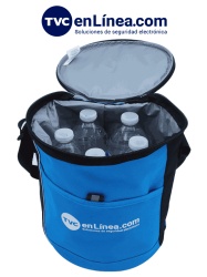 MARCAS VARIAS MRV3010265 TVC HIELERATVC - Hielera Portatil/ Con logotipo de TVC/ Color Azul/ Impermeable/ Promocional/