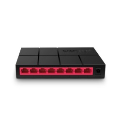 Mercusys MS108G Switch NO Administrable / Para escritorio / Carcasa de Plastico / 8 puertos 10/100/1000 Mbps / Diseno Compacto / Plug and Play