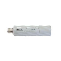 MIKROTIK RBGROOVEA-52HPN (GrooveA 52) Punto de Acceso Doble Banda (2.4 o 5 GHz) 802.11 a/b/g/n Hasta 500mW Incluye Antena Omnidireccional de 6 dBi.