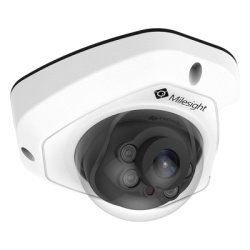 MILESIGHT MS-C8173-(S)PD Camara IP Mini Domo / 4K UHD / 120dB WDR / 0.005Lux Starlight / H.265+ / IR 30mts / PoE / IP67 / IK10 / Analisis de Video AI