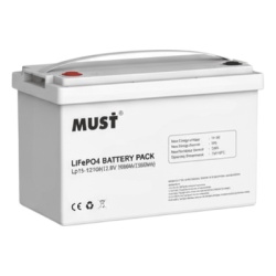 MUST LP-1512-100 Bateria Litio 12vcc 100Ah