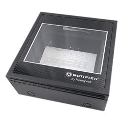 NOTIFIER ABS-2D Gabinete de montaje en superficie para anunciador NCA-2 y modulo de red NCM color negro