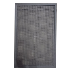 NOTIFIER EQDR-C4 Puerta ventilada de acero para gabinete ONYX serie EQ de 3 niveles para amplificadores y fuentes de alimentacion NOTIFIER