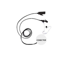 OTTO V1-10695 Kit de Microfono-Audifono profesional de 2 Cables para KENWOOD NX-200/300/410/5000 TK-480/2180/3180