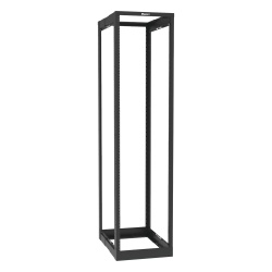 PANDUIT AR4P Rack de Cuatro Postes Estandar de 19" Rieles Roscados #12-24 Profundidad Ajustable de 23 a 42 in 45 Unidades de Rack Color Negro