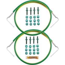 PANDUIT CGJ620UB Kit de Puente de Puesta a Tierra para Racks y Gabinetes de 20", Kit