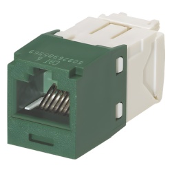 PANDUIT CJ688TGGR Conector Jack RJ45 Estilo TG Mini-Com Categoria 6 de 8 Posiciones y 8 Cables Color Verde