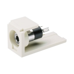 PANDUIT CM35MSSIW Modulo Estereo de 3.5 mm (0.14 Pulgadas) Tipo Mini-Com Para Soldar Color Blanco Mate