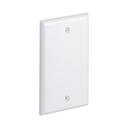 PANDUIT CPNWH Placa de Pared Ciega Universal Material ABS Color Blanco