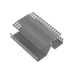 PANDUIT DRD44LG6 Canaleta Ranurada PanelMax de PVC Montaje en Riel Din Estandar de 35 mm 4.12 in de Ancho x 8.23 in de Alto y 1.83 m de Largo Color Gris
