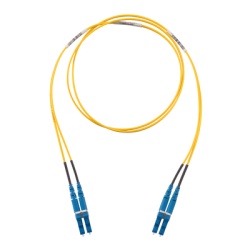 PANDUIT F92ELLNLNSNM002 Jumper de Fibra Optica Monomodo 9/125 OS2 LC-LC Duplex LSZH (Cero Halogenos) Color Amarillo 2 Metros (6.56 Pies)
