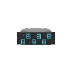 PANDUIT FC2ZN-12-10AS Casete OptiCom de Fibra Optica Multimodo OM4 Con Conector MPO a 6 LC Duplex Polaridad Metodo A Perdida de Insercion Estandar