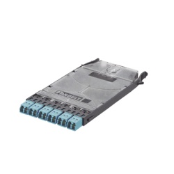 PANDUIT FHSXN-12-10N Cassette HD Flex? Con 6 Puertos LC Duplex (12 Fibras) Para Fibra Multimodo OM3 Color Azul