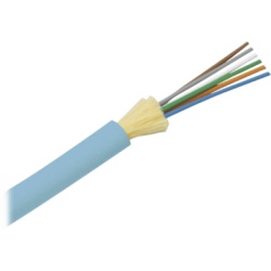 PANDUIT FODRZ24Y Cable de Fibra Óptica de 24 hilos, Multimodo OM4 50/125 Optimizada, Interior, Tight Buffer 900um, No Conductiva (Dieléctrica), OFNR (Riser), Precio Por Metro