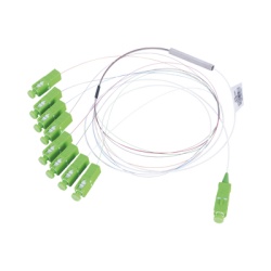 PANDUIT FPONCS1X8 Divisor Optico (Splitter) Tipo PLC de 1x8 Con Conector de Entrada SC/APC y Conectores de Salida SC/APC