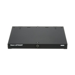 PANDUIT FRME1 Panel de Distribucion de Fibra Optica Acepta 3 Placas FAP o FMP Bandeja Deslizable e Inclinable Hacia Abajo Hasta 72 Fibras Color Negro 1UR