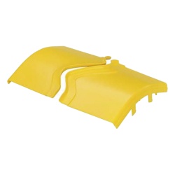 PANDUIT FROV45SC12LYL Tapa de Bajada Vertical Exterior de 45º Para uso con Canaletas 12X4 FiberRunner? Color Amarillo